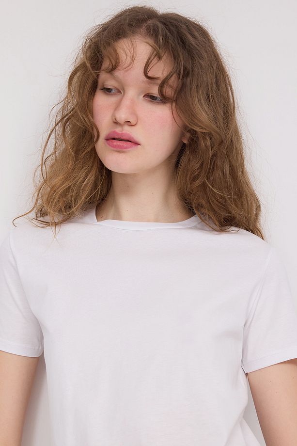 Bisiklet Yaka Basic T-shirt P4322 - 3