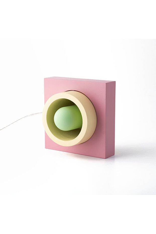 Pembe Donut Renkli Masa Lambası - 2