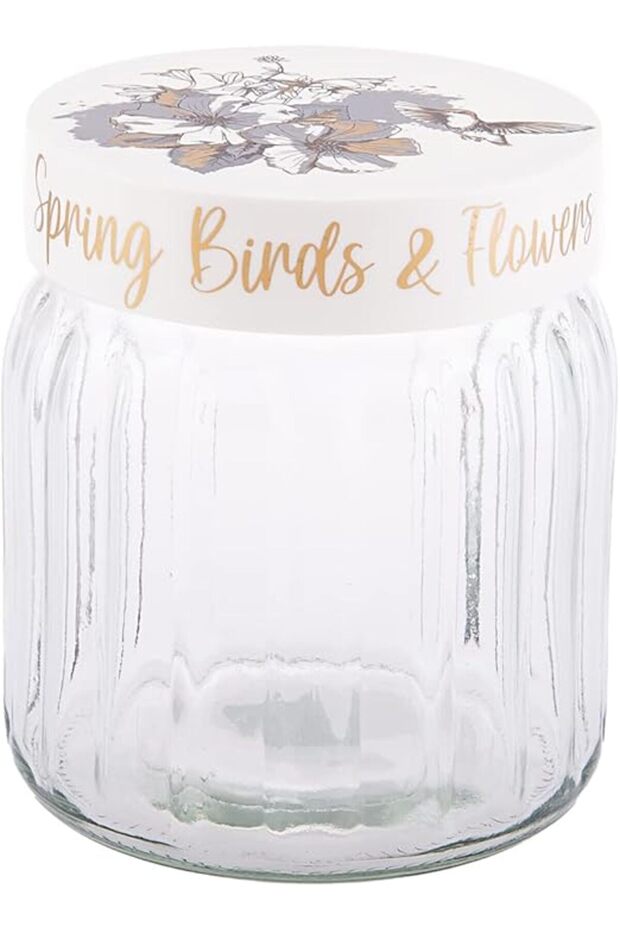 Stylish Glass Storage Jar For Kitchen - Transparent & Durable
