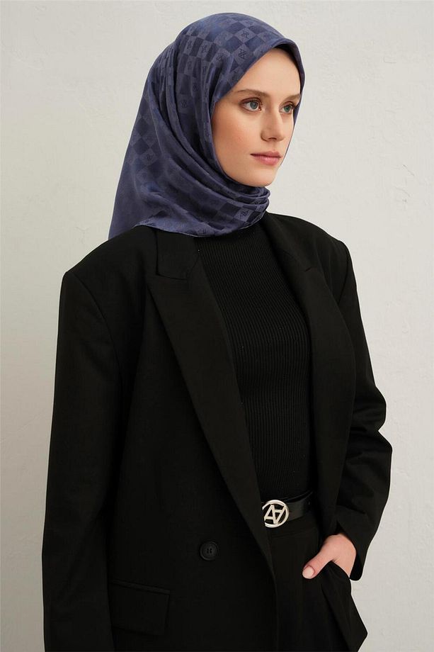 Jakarlı Ipek Pamuk Eşarp 2410699 - 3
