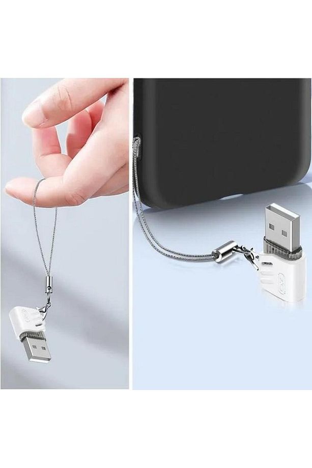 Type-C to USB-A OTG Adaptör - Hızlı Veri Aktarımı ve Şarj Desteği - 4