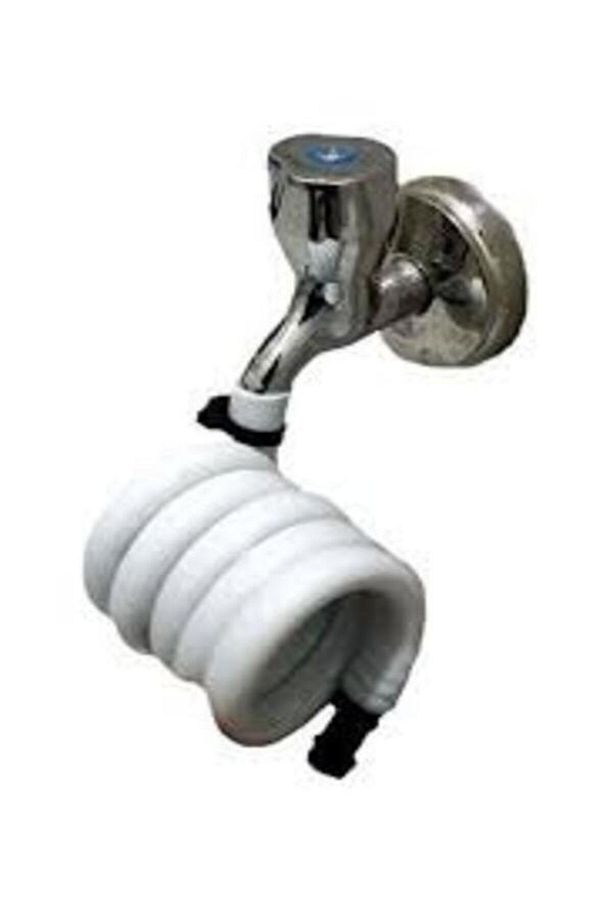 Wc Hortum Matik Beyaz Renkli Spiralli Hortum Matik Wc Taharet Matik - 1
