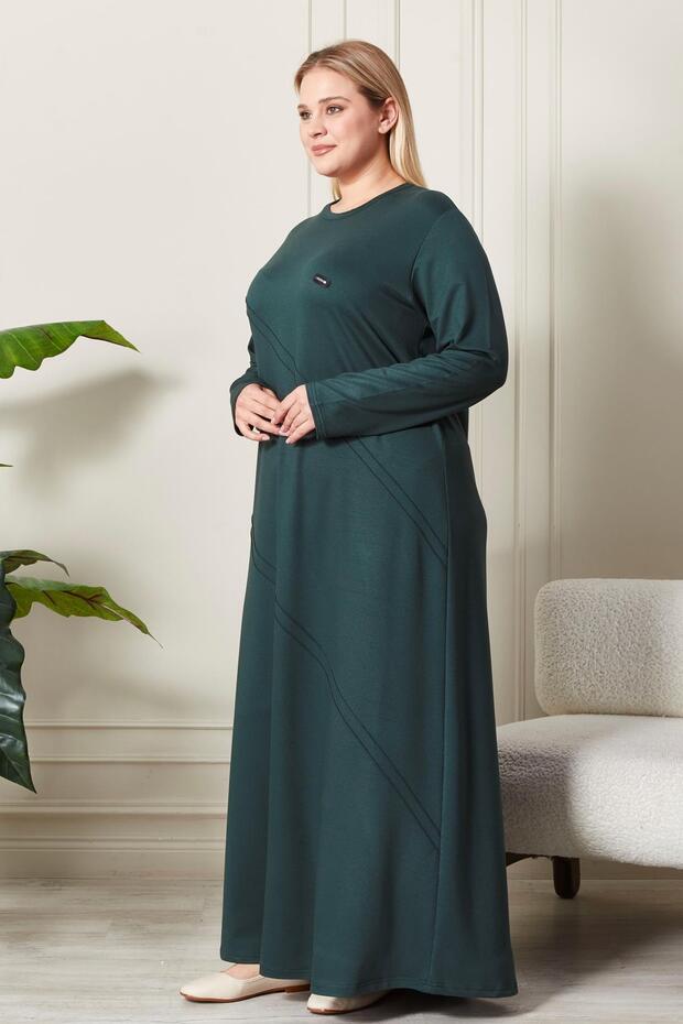 Rochie de damă cu 2 fire de mărime mare - 6