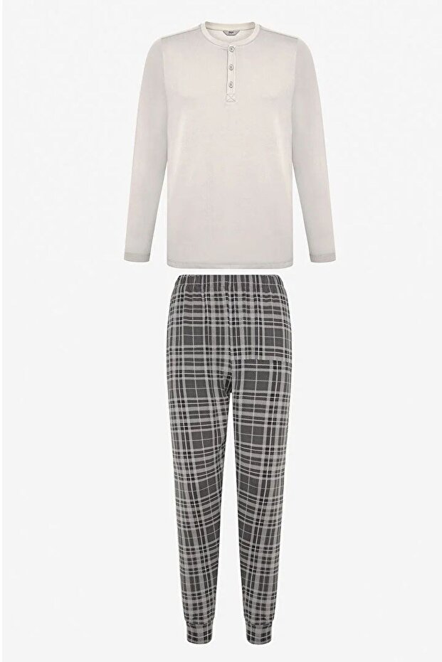 Checker Çok Renkli Jogger Pantolon Pijama Altı - 1