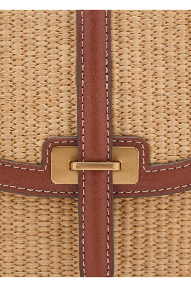 Kanvas kontrast çapraz çanta - 4