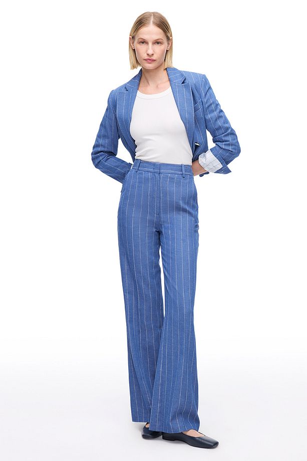 İndigo Necef Regular Fit Yüksek Bel Pantolon - 2