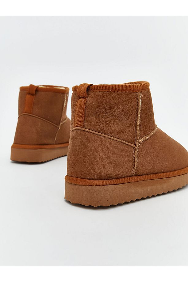LCW STEPS Bej İçi Kürklü Kız Çocuk Ev Botu - 5
