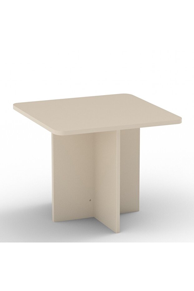 Modern Ergonomic Child Desk for Kids, 60x50cm, Round Edges Ideal for Toddlers-Sand Beige