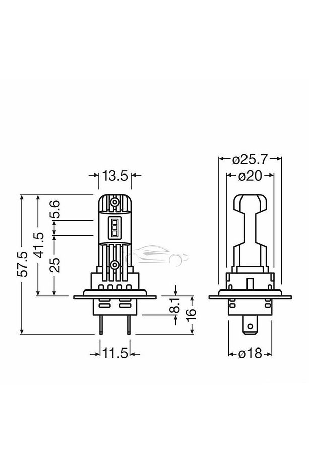 H7 Led Xenon Ampul 6500k 2 Adet Easy - 3