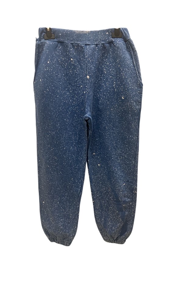 Track Pants with Brush Effect