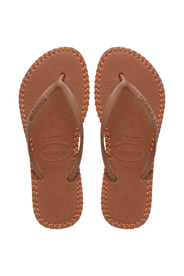 Slim Flatform Loop Rust Kadın Terlik - 1
