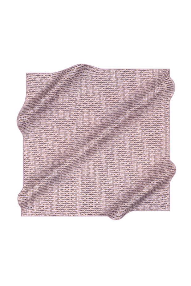 İpek Krep Saten Eşarp - 3