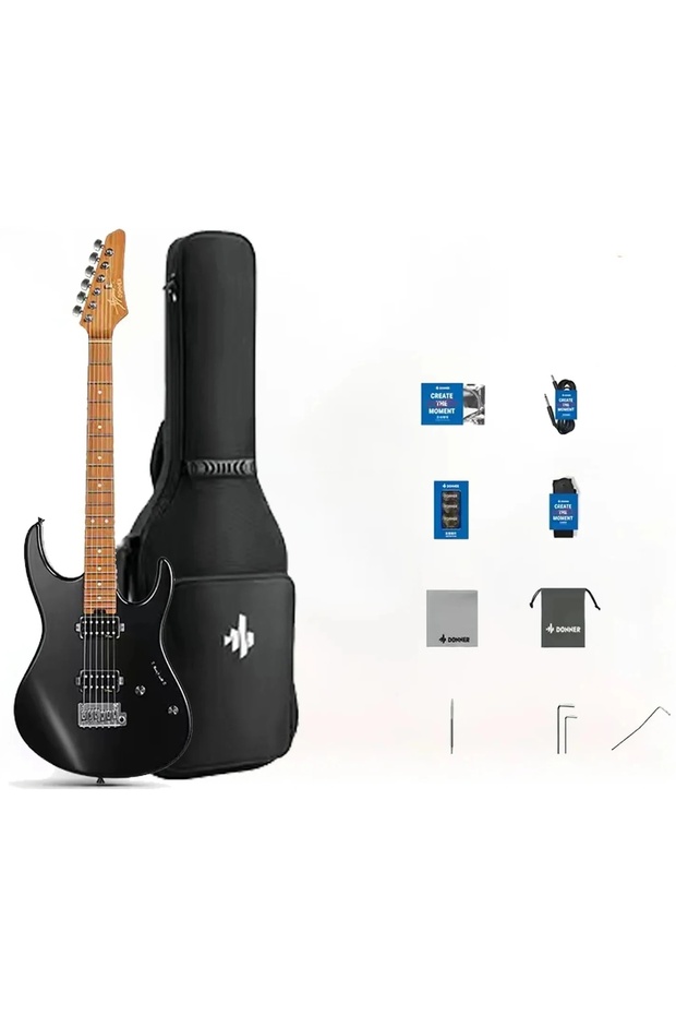 DST-700 Elektro Gitar (Siyah) - 1