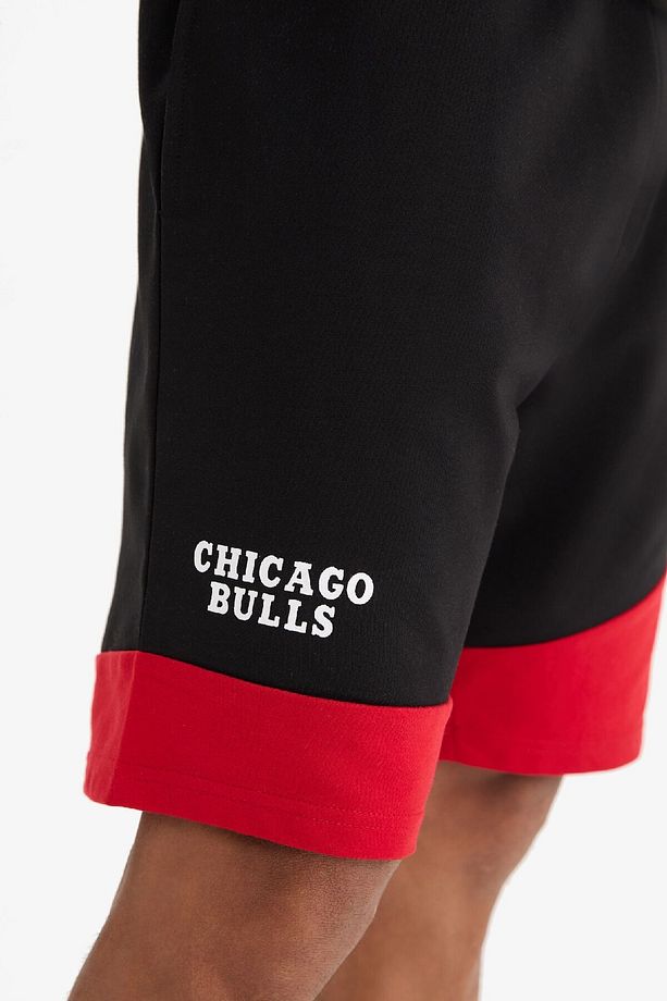 Fit Nba Chicago Bulls Standart Fit Düz Paça Şort B9894ax25sp - 6