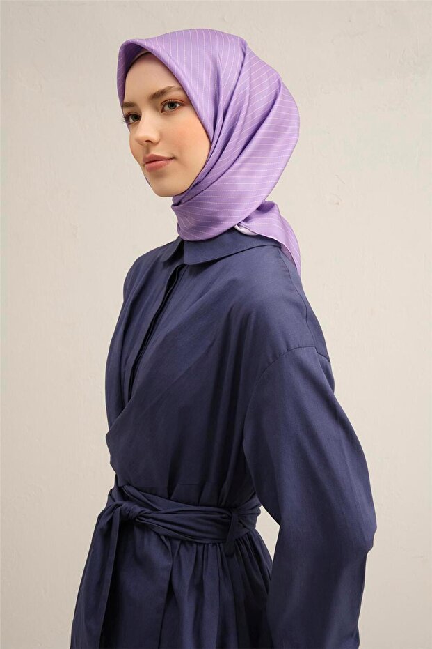 وشاح كلاسيكي منقوش سيفك حرير سورا 9348D 05
