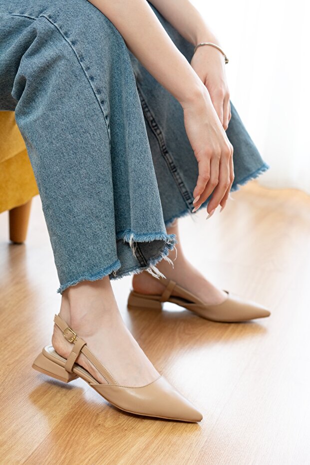 Felina Nude (3 cm Heels) Pointed Toe Heeled Shoes