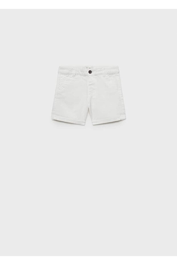 Pamuklu bermuda şort - 1