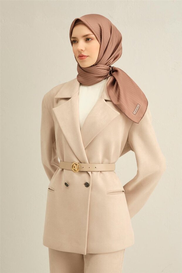 وشاح كلاسيكي منقوش ساف حرير سورا 9348D 36