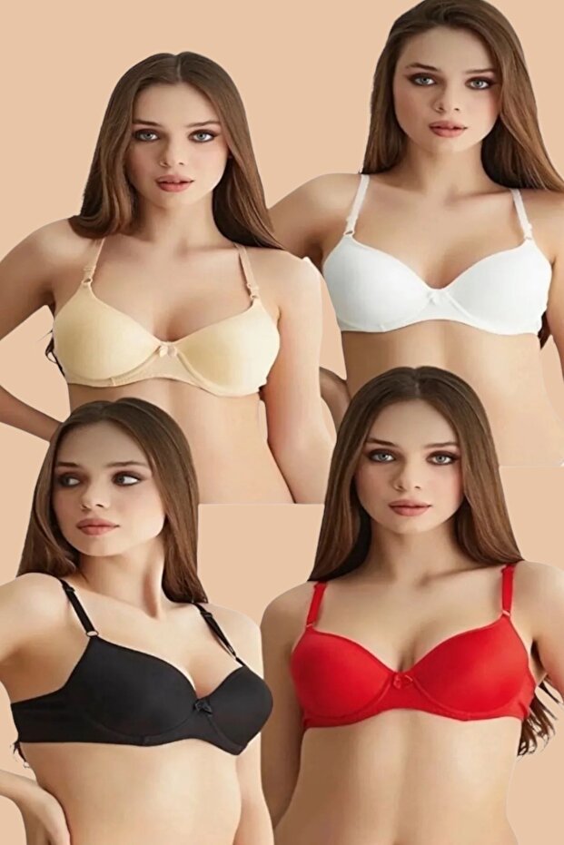 4 Padded Underwire Bras - 2
