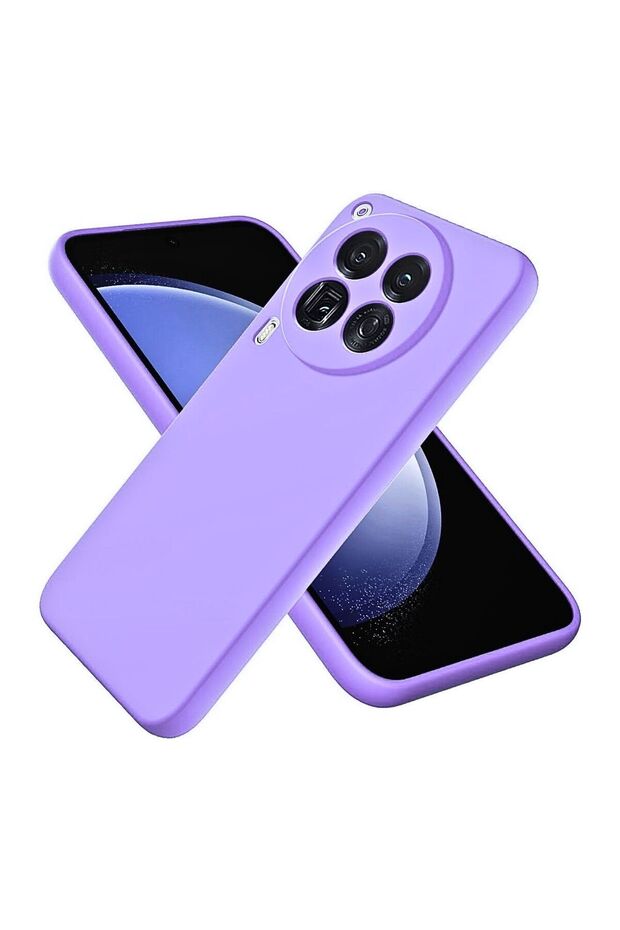 Tecno Camon 30 Cl6 Compatible Silicone Case - Flexible Pastel Color Cover with Camera Protection - Lilac