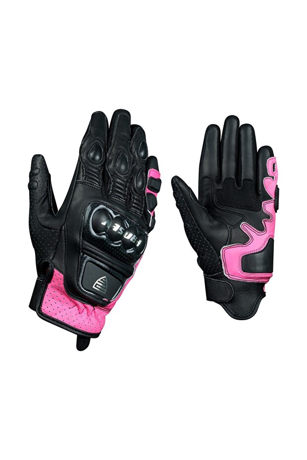 Jumping Glove - Carbon Titanium Full Protection Sutekki Pink