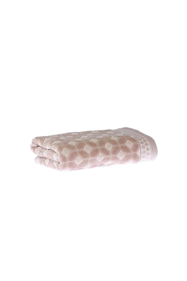 Beige 50X90 cm Hand and Face Towel Özdiilek Decora Velvet