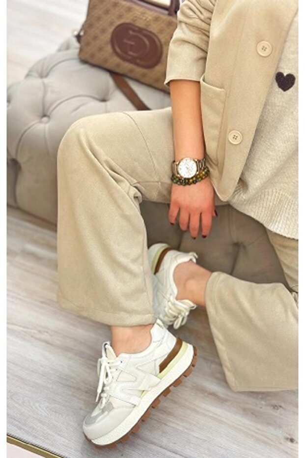 Emily Kadın Deri Sneaker - 2