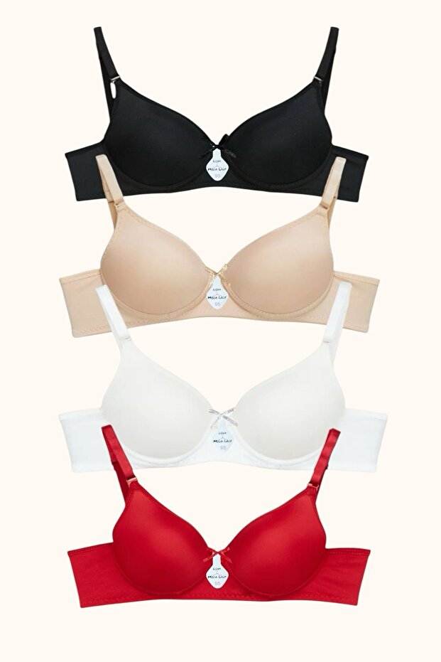 4 Padded Underwire Bras - 1