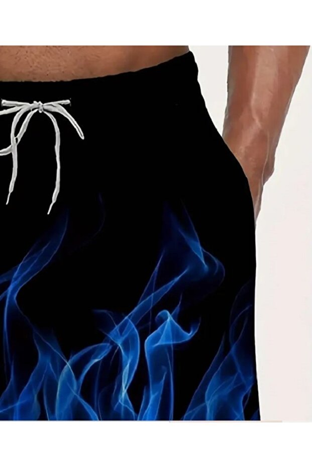 3D Alev Baskılı Mayo M - 2