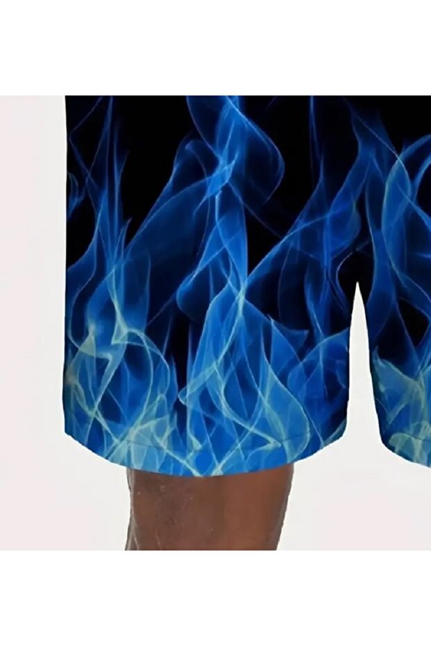 3D Alev Baskılı Mayo M - 4