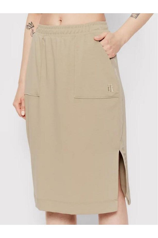 INTERLOCK MIDI REGULAR FIT SKIRT - 6