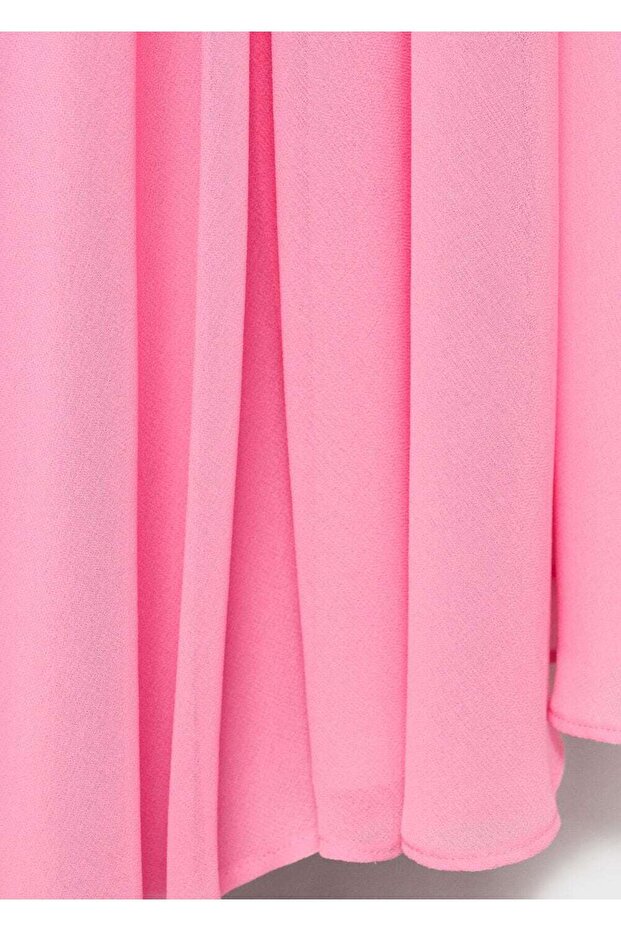 Pelerin flare elbise - 5