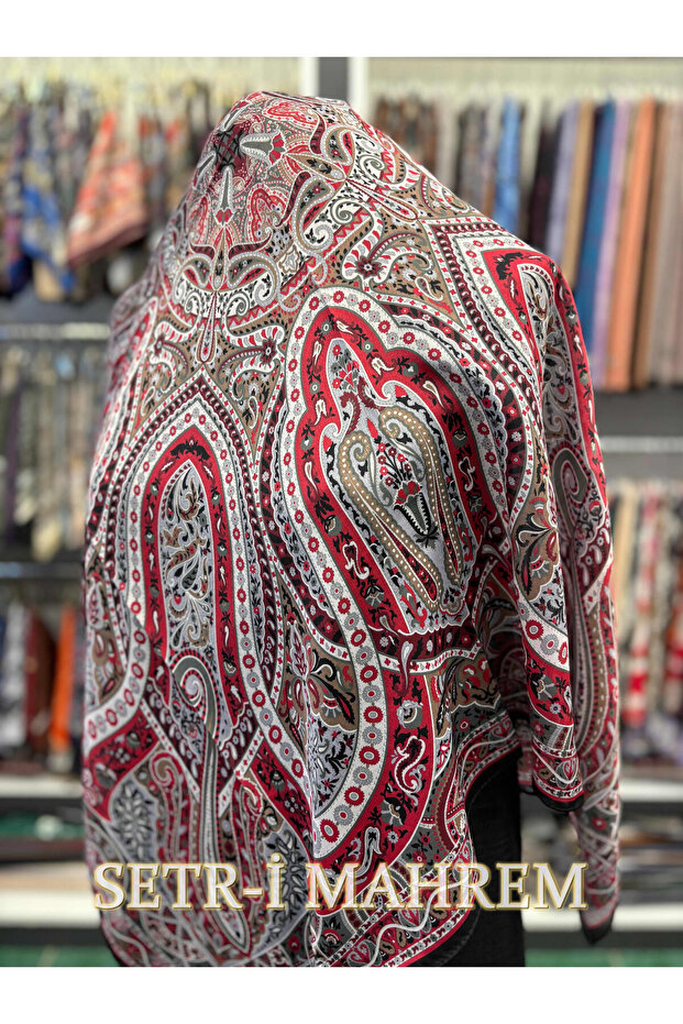 وشاح بنمط التوليب 90x90 - 2