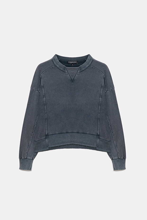 سويت شيرت قطن أساسي 100% ممشط - 1