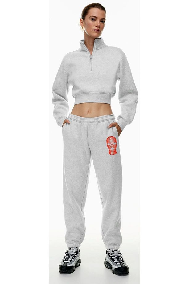 Mask Yüksek Belli Jogger Eşofman Altı - 4