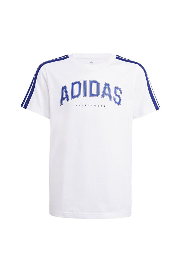 Beyaz Çocuk T-shirt J C Colleg Tee Jı6674 - 8