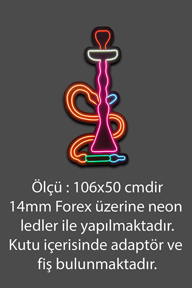 NARGİLE HOOKAH NEON TABELA - 3