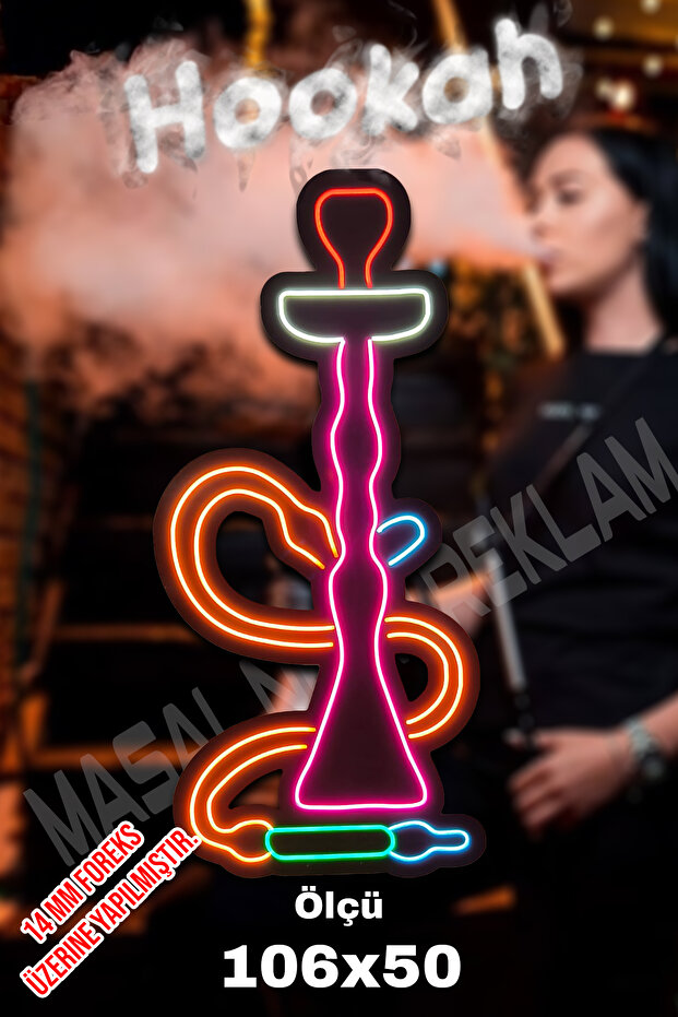 NARGİLE HOOKAH NEON TABELA - 1