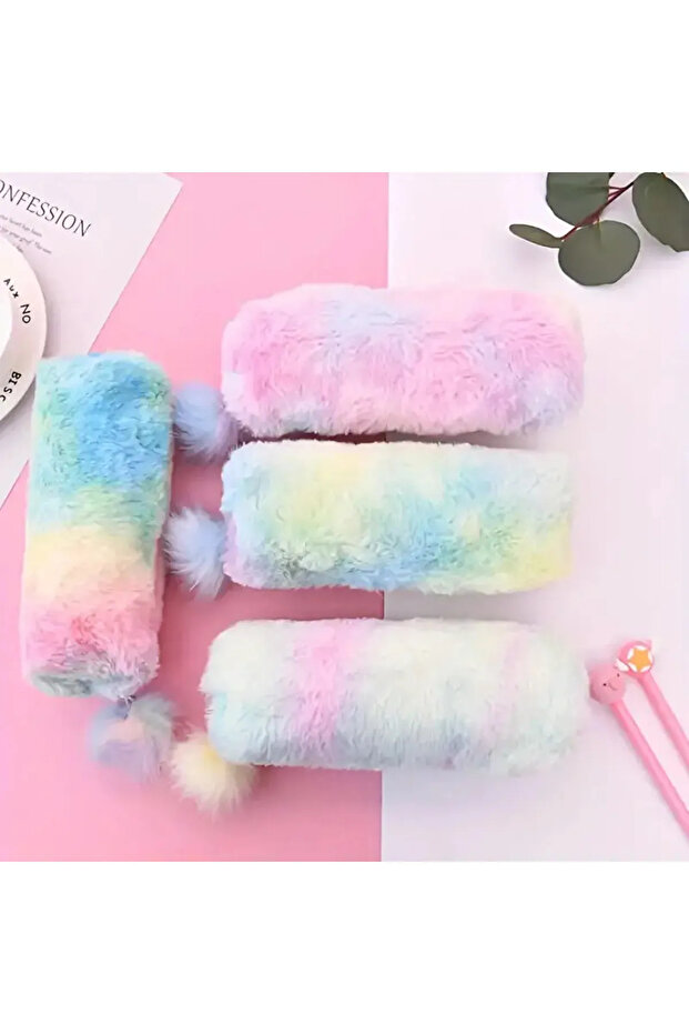 Colorful Plush Pen Holder Ad87825 (1 Piece)