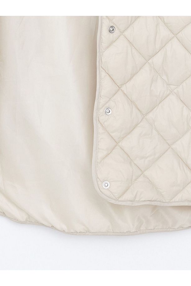 Kapüşonlu Kapitone Oversize Kadın Şişme Mont - 7