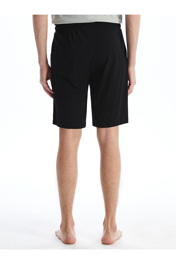 LCW Slim Fit Erkek Pijama Alt Şort - 4