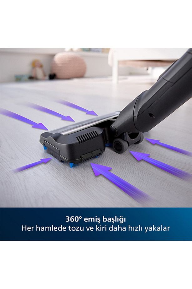 Speedpro Max Kablosuz Dikey Süpürge, 360 Derece Emiş Başlığı, Xc7040/01 - 4