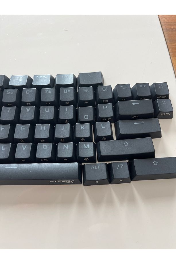 Full Key Set Pbt Siyah Tuş Takımı Klavye Tuş Takımı (61 AD) - 2