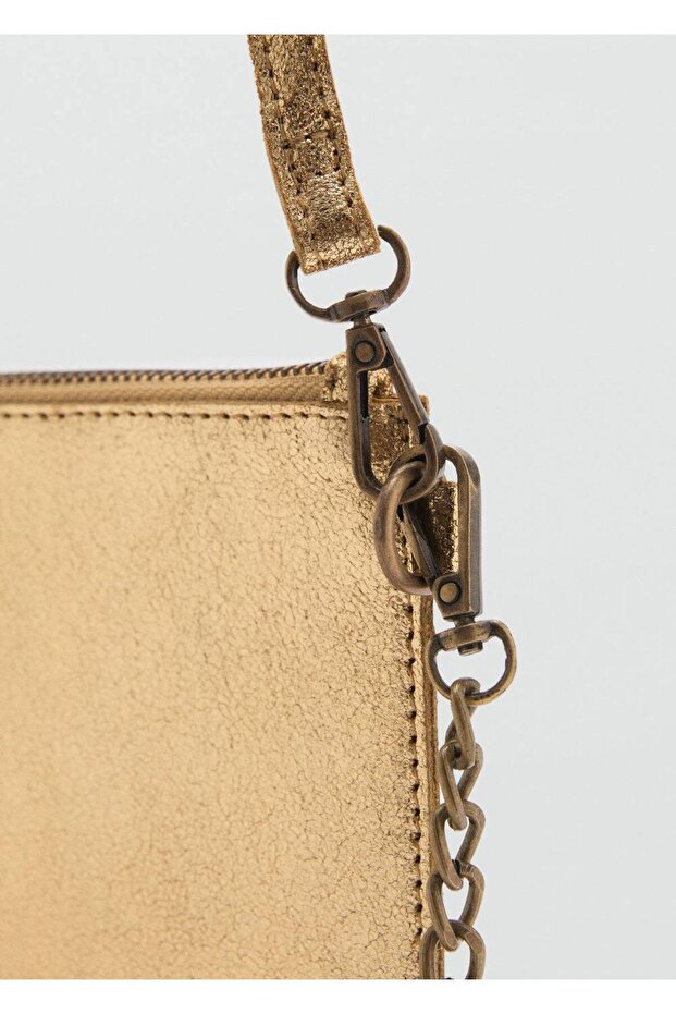 Deri metalik çanta - 4