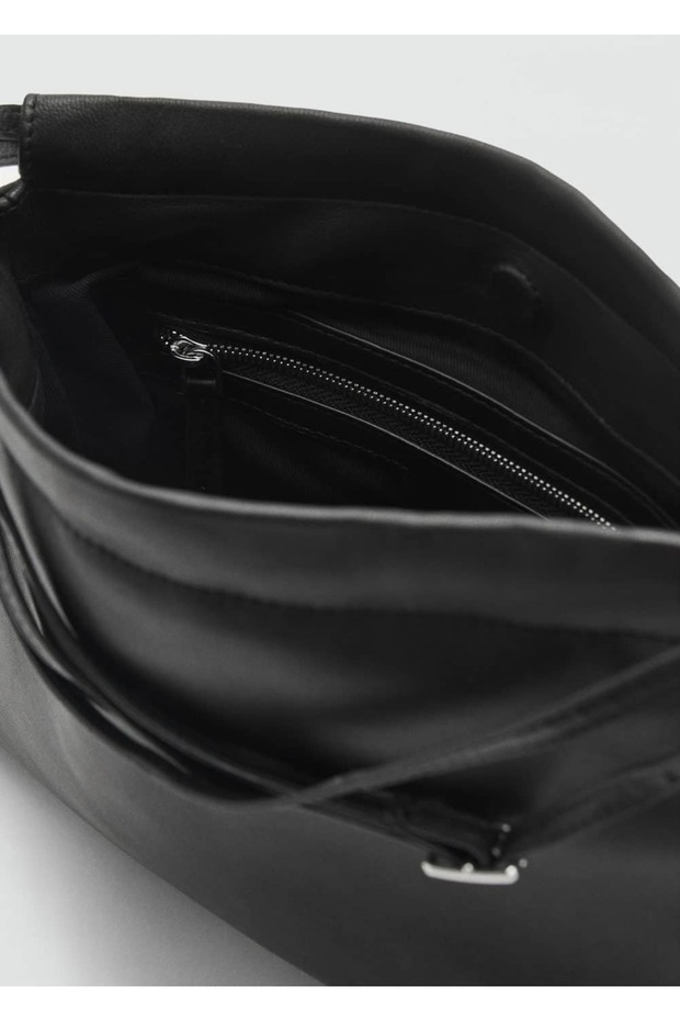 Leather Bag with Drawstring - 3