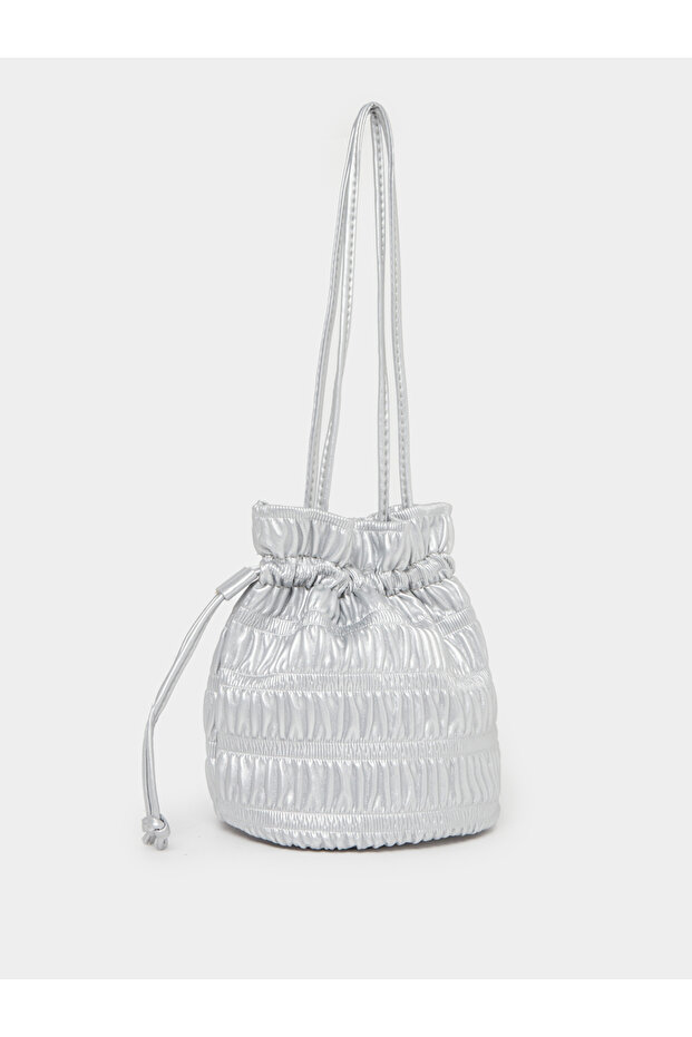 حقيبة دلو ذات رباط مزخرف - 1