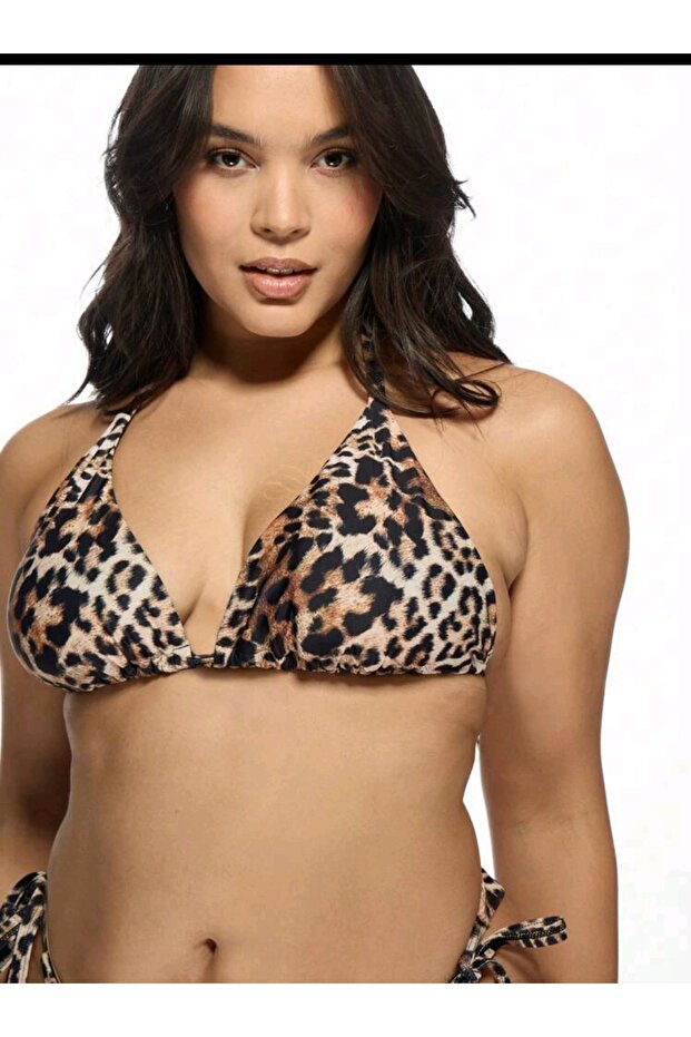 Leopard print bikini set - 1