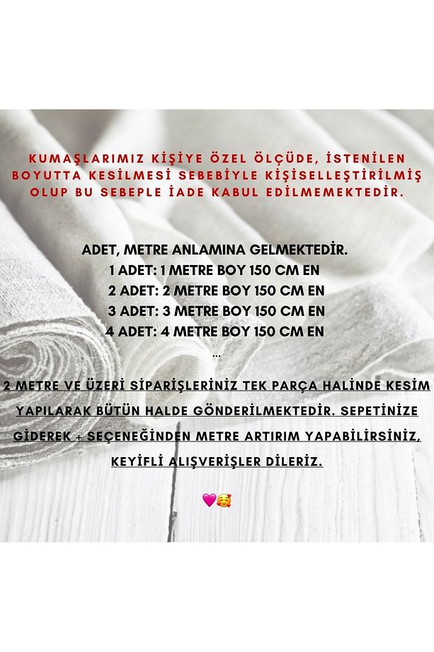 Şile Bezi Kumaş Organik Pamuklu Çift En %100 Pamuk - 7
