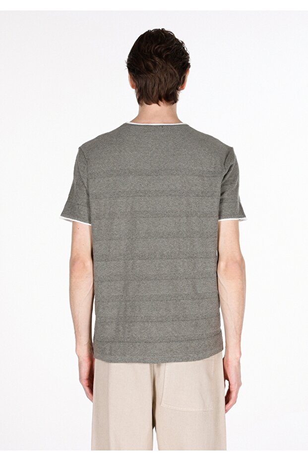 Regular Fit Erkek Yeşil Kazak - 2