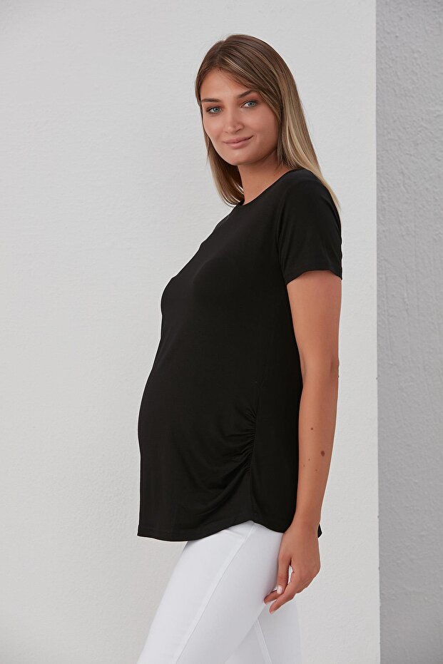 Viscose Basic Maternity T-Shirt - 3